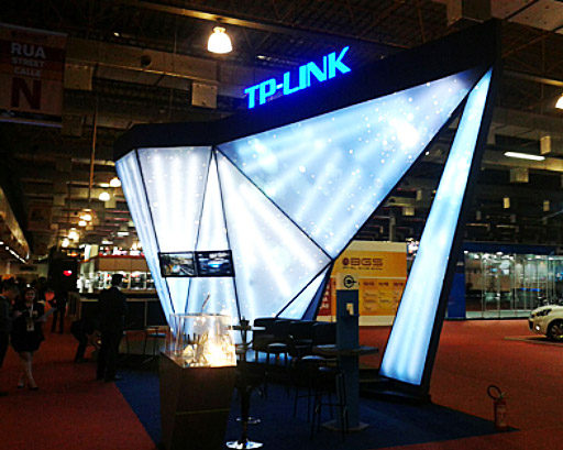 Construímos o estande da TP Link na BGS
